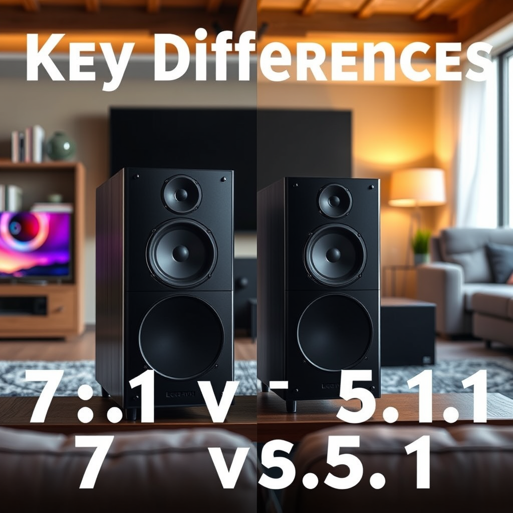 Key Differences Between 7.1 and 5.1 Systems - Reviewing 7.1 vs. 5.1 Home Theater Systems
