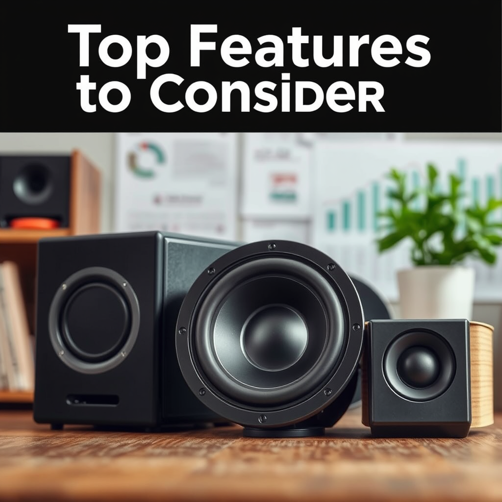 Top Features to Consider - The Best Budget Subwoofers for Small Spaces