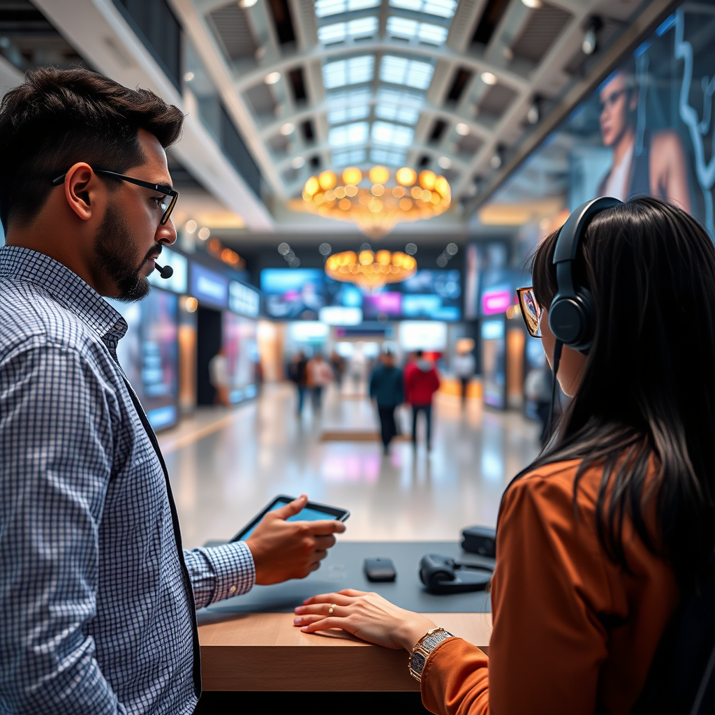 Enhancing Customer Experience - The Impact of AI-Powered Displays in Virtual Shopping Malls