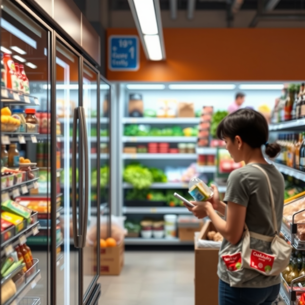 Streamlining Grocery Management - The Role of Interactive Displays in Smart Refrigerators