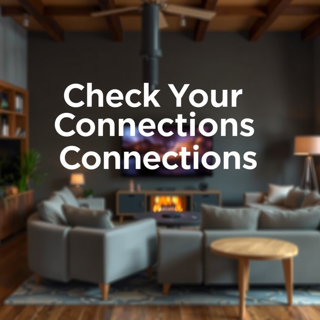 Check Your Connections - Troubleshooting Common Home Theater Audio Problems