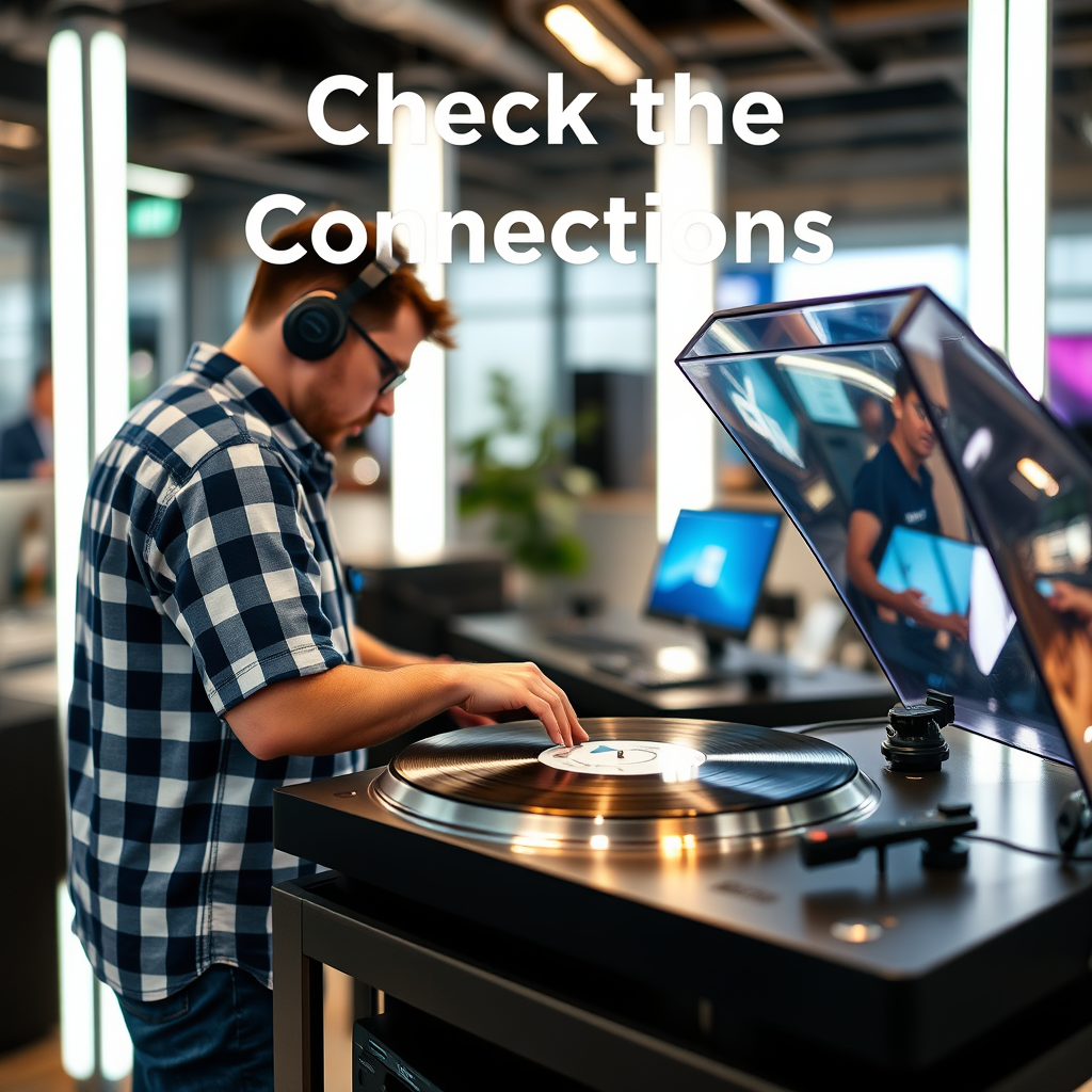 Check the Connections - Audio-Technica Turntable No Sound? Here’s How to Fix It