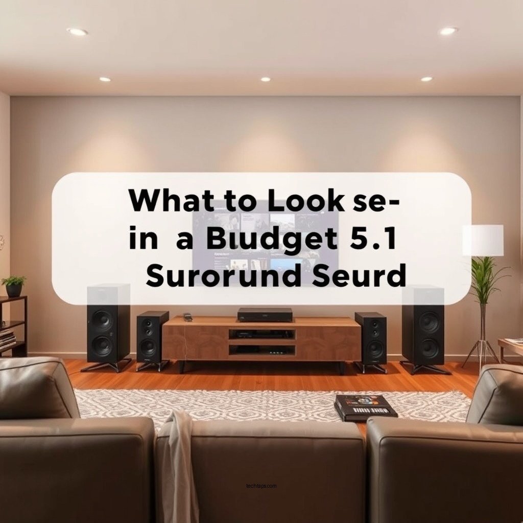 What to Look for in a Budget 5.1 Surround Sound System - Best Budget 5.1 Surround Sound Systems for Home Use