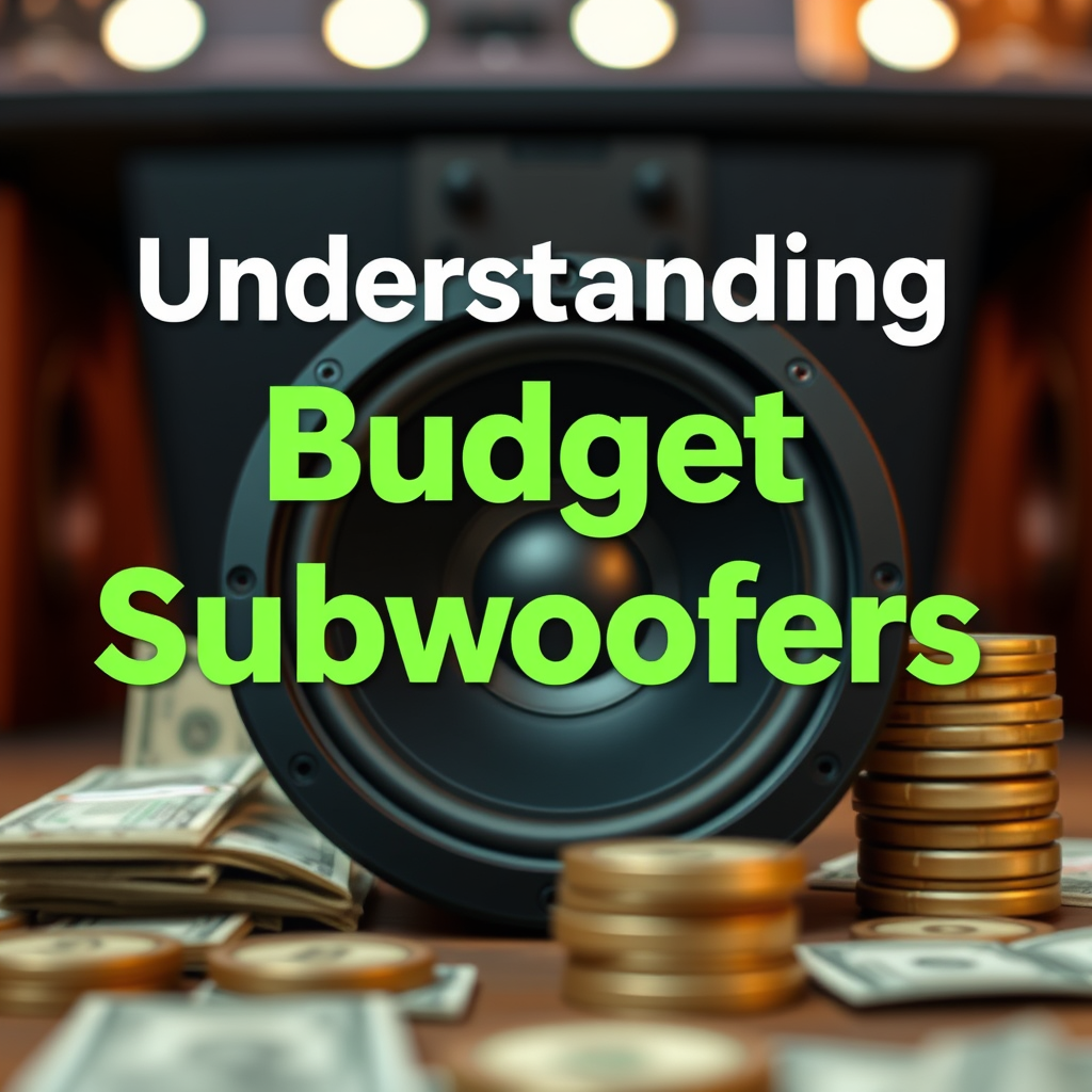 Understanding Budget Subwoofers - Budget Subwoofers: Affordable Options That Don’t Compromise on Sound