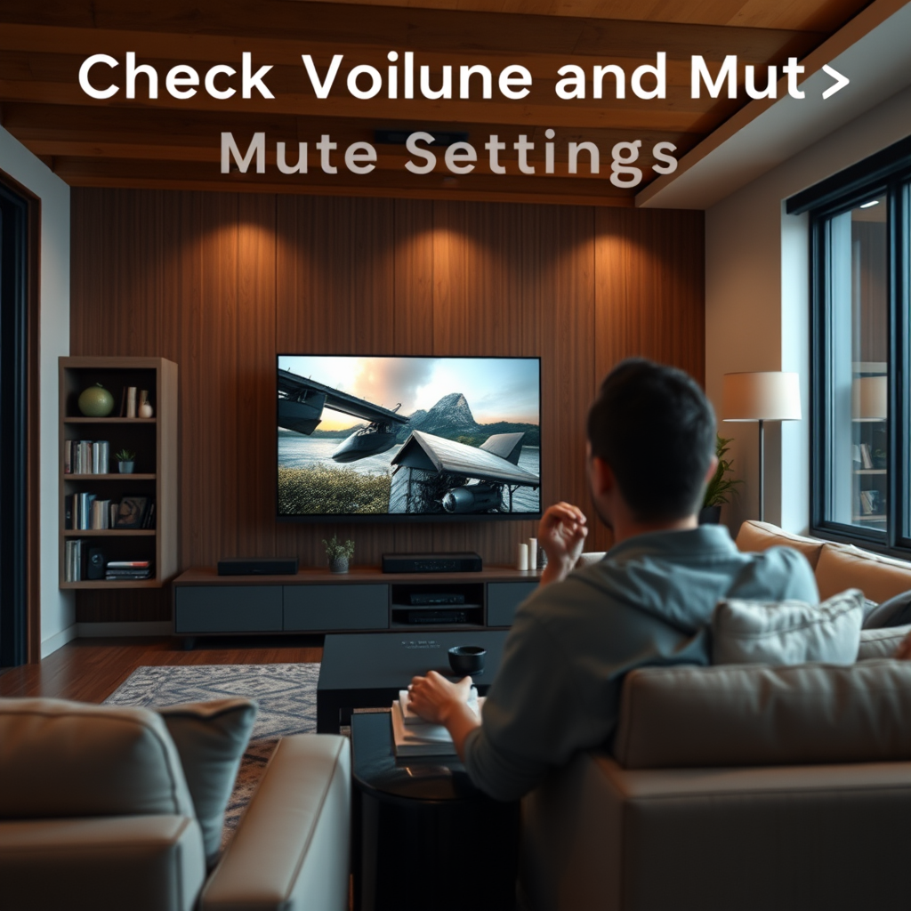 Check Volume and Mute Settings - Cambridge Audio Home Theater No Sound? Troubleshooting Steps