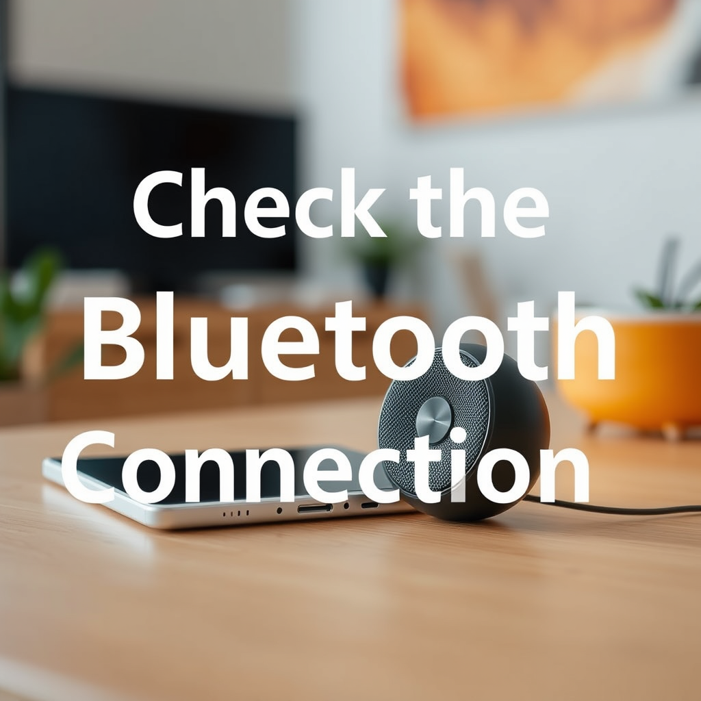 Check the Bluetooth Connection - How to Fix Audio Stuttering on Wireless Speakers