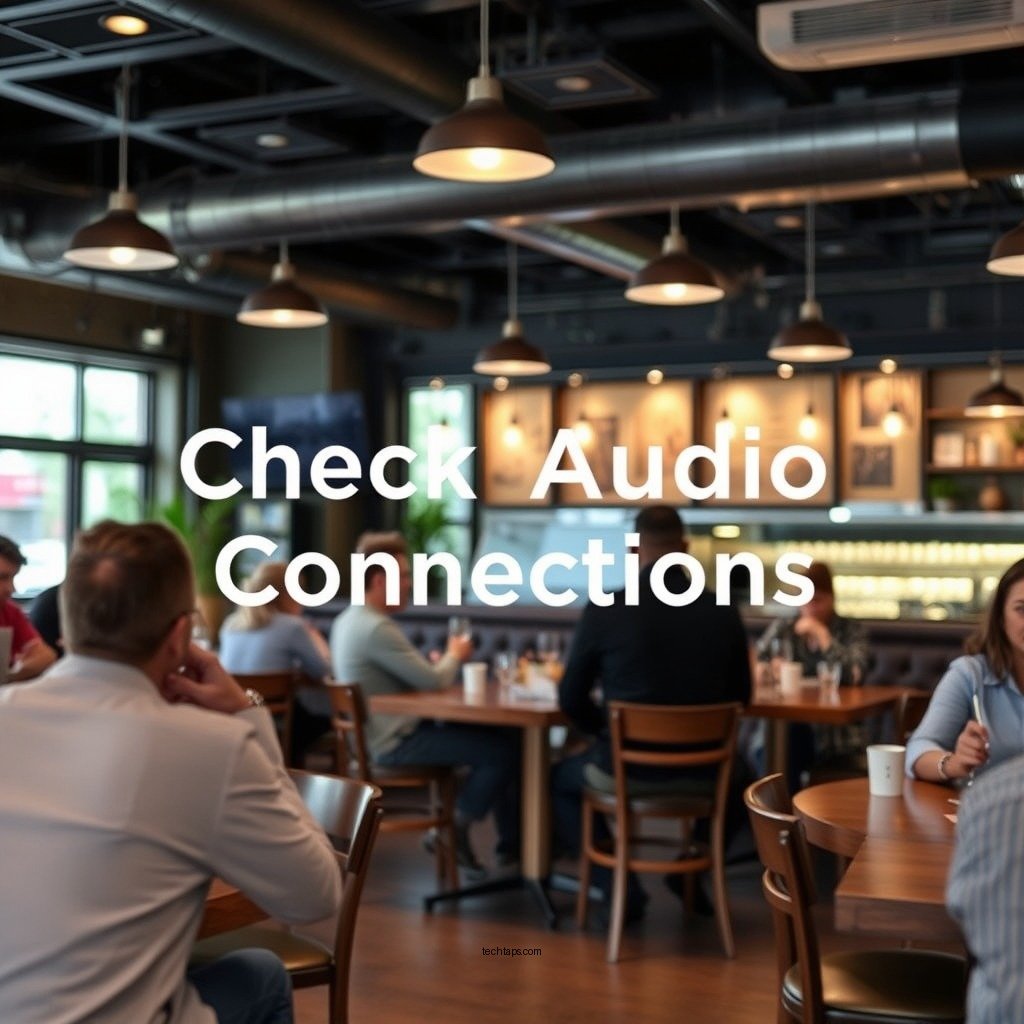 Check Audio Connections - How to Fix Denon Soundbar Not Producing Audio