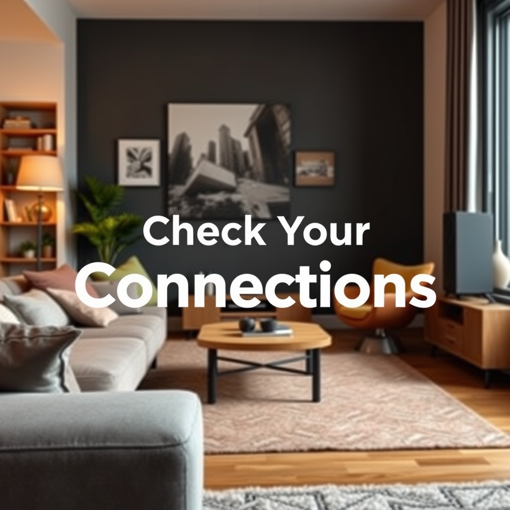 Check Your Connections - How to Fix Distorted Sound in Your Home Audio System