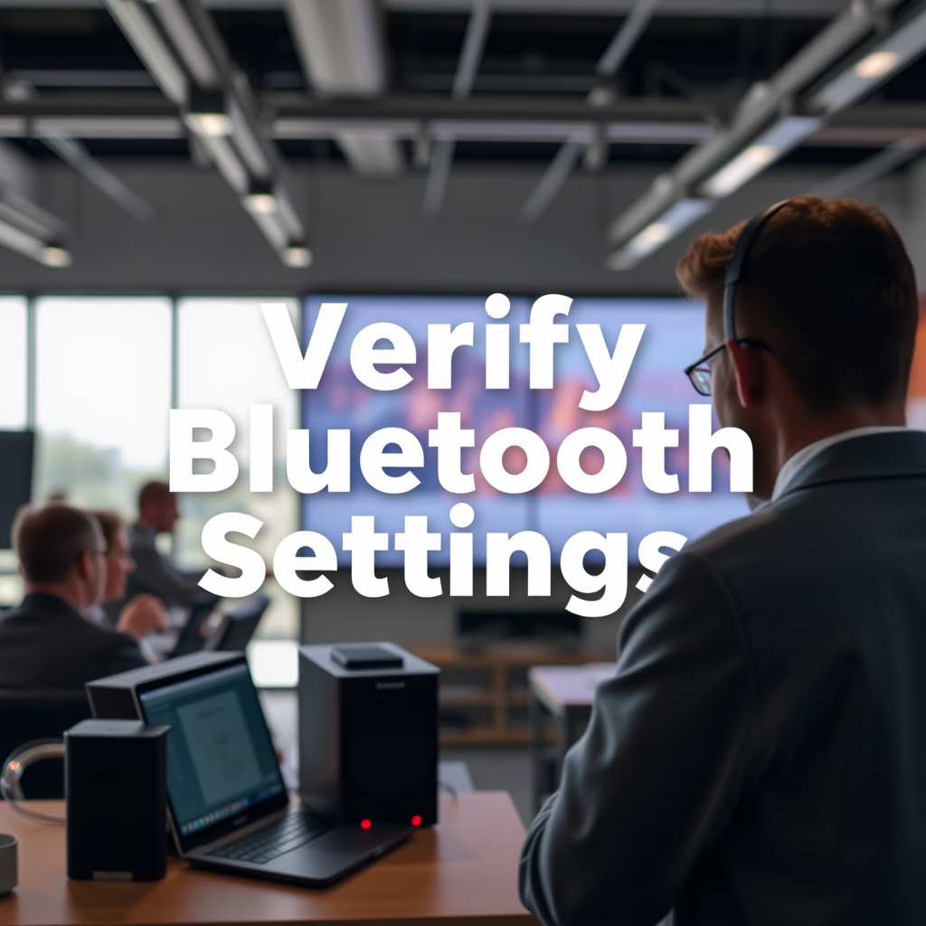 Verify Bluetooth Settings - How to Fix Klipsch Bluetooth Speaker Not Pairing