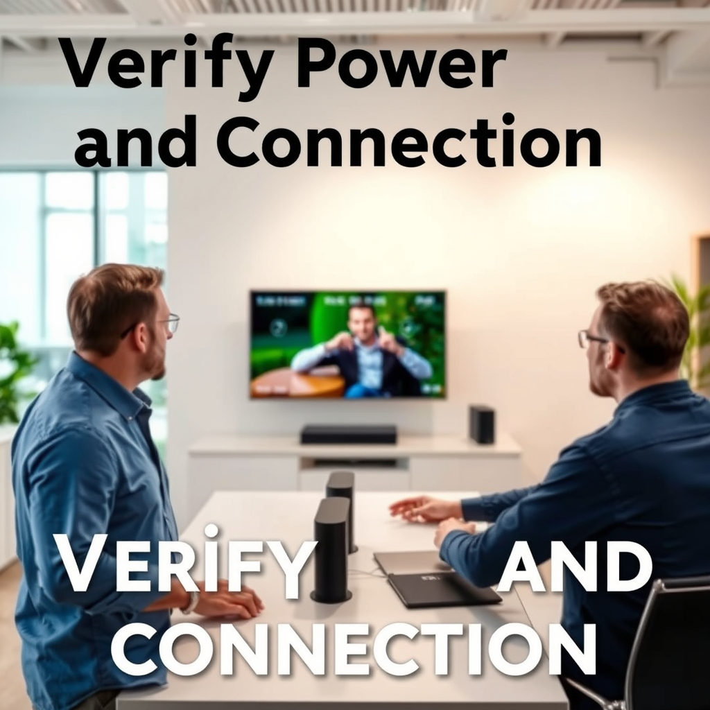 Verify Power and Connection - How to Fix Polk Subwoofer Not Pairing with Soundbar