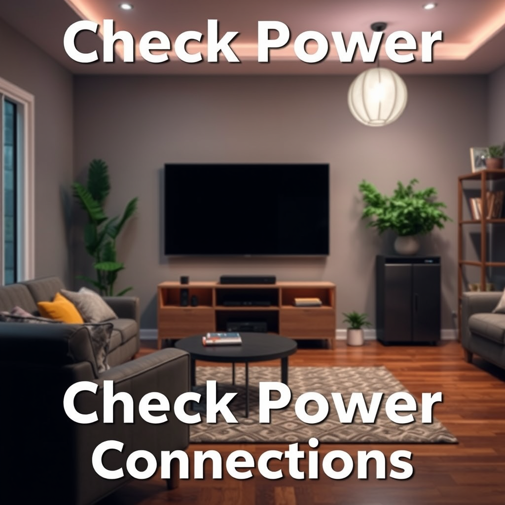 Check Power Connections - How to Fix Power Issues in Your Home Theater Equipment