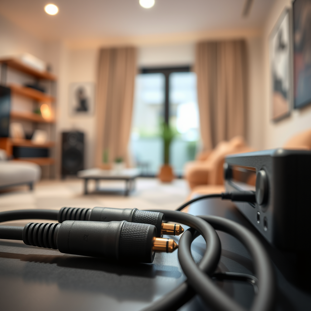Use Quality Cables and Components - How to Fix Static or Buzzing Noise in Your Home Audio Setup