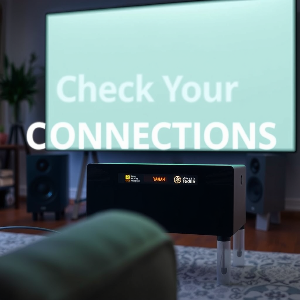 Check Your Connections - How to Fix Yamaha Home Theater Audio Delay