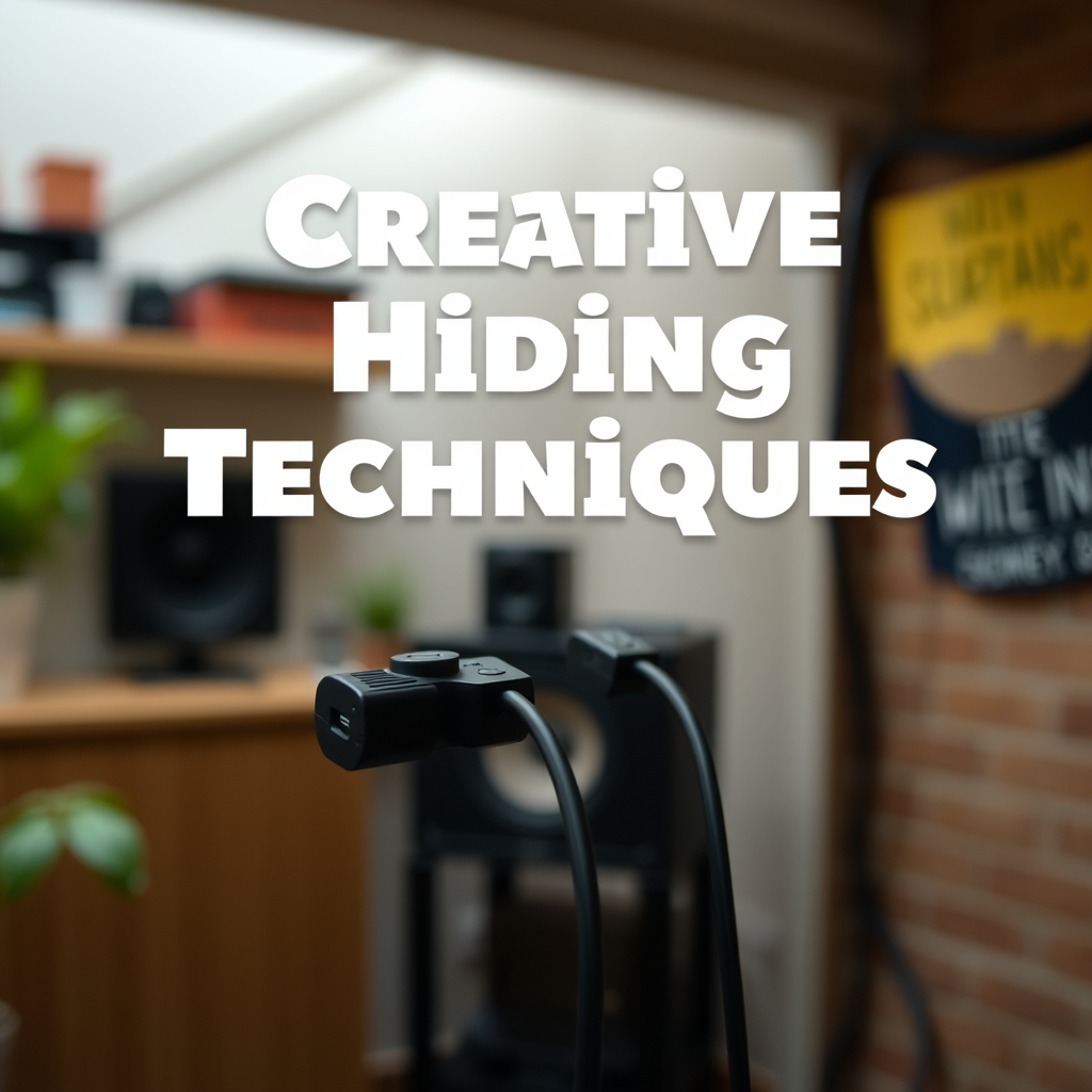 Creative Hiding Techniques - How to Hide Cables and Wires to Prevent Audio Equipment Theft
