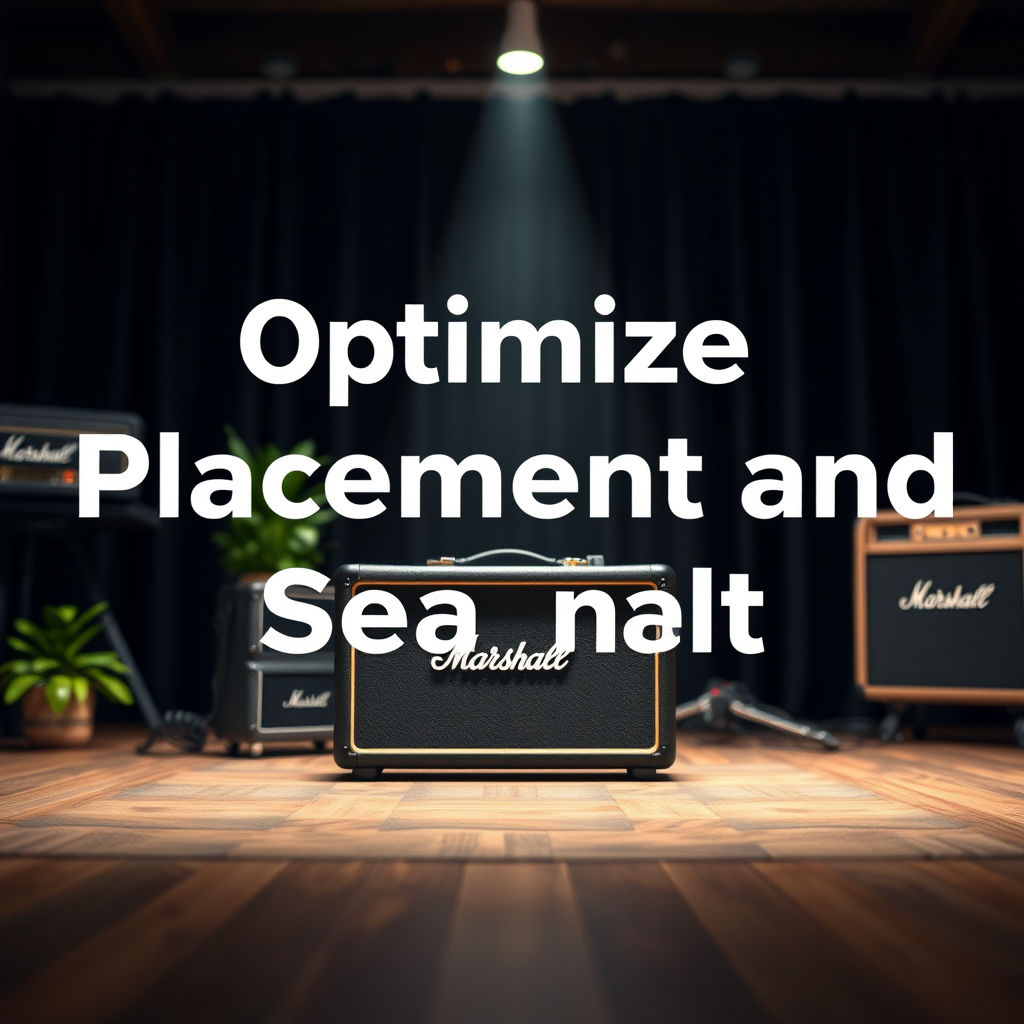 Optimize Placement and Environment - How to Improve Sound Clarity on a Marshall Speaker