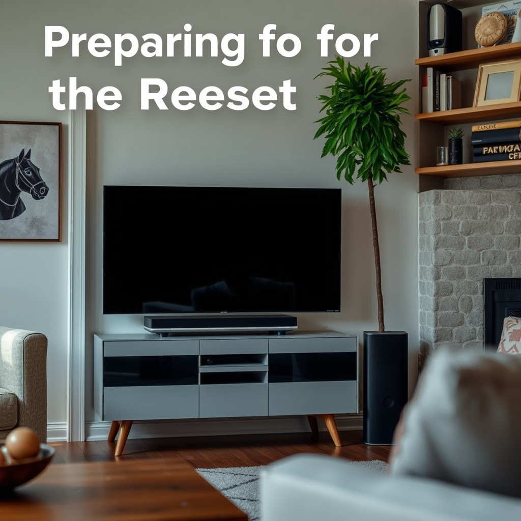 Preparing for the Reset - How to Reset a Bose Home Audio System