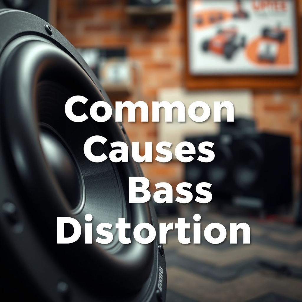 Common Causes of Bass Distortion - How to Solve Bass Distortion Problems in Subwoofers