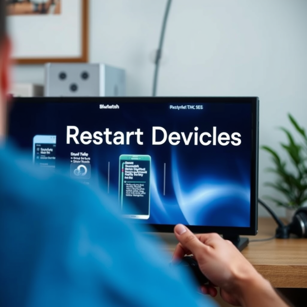Restart Devices - How to Solve Denon Bluetooth Connection Problems