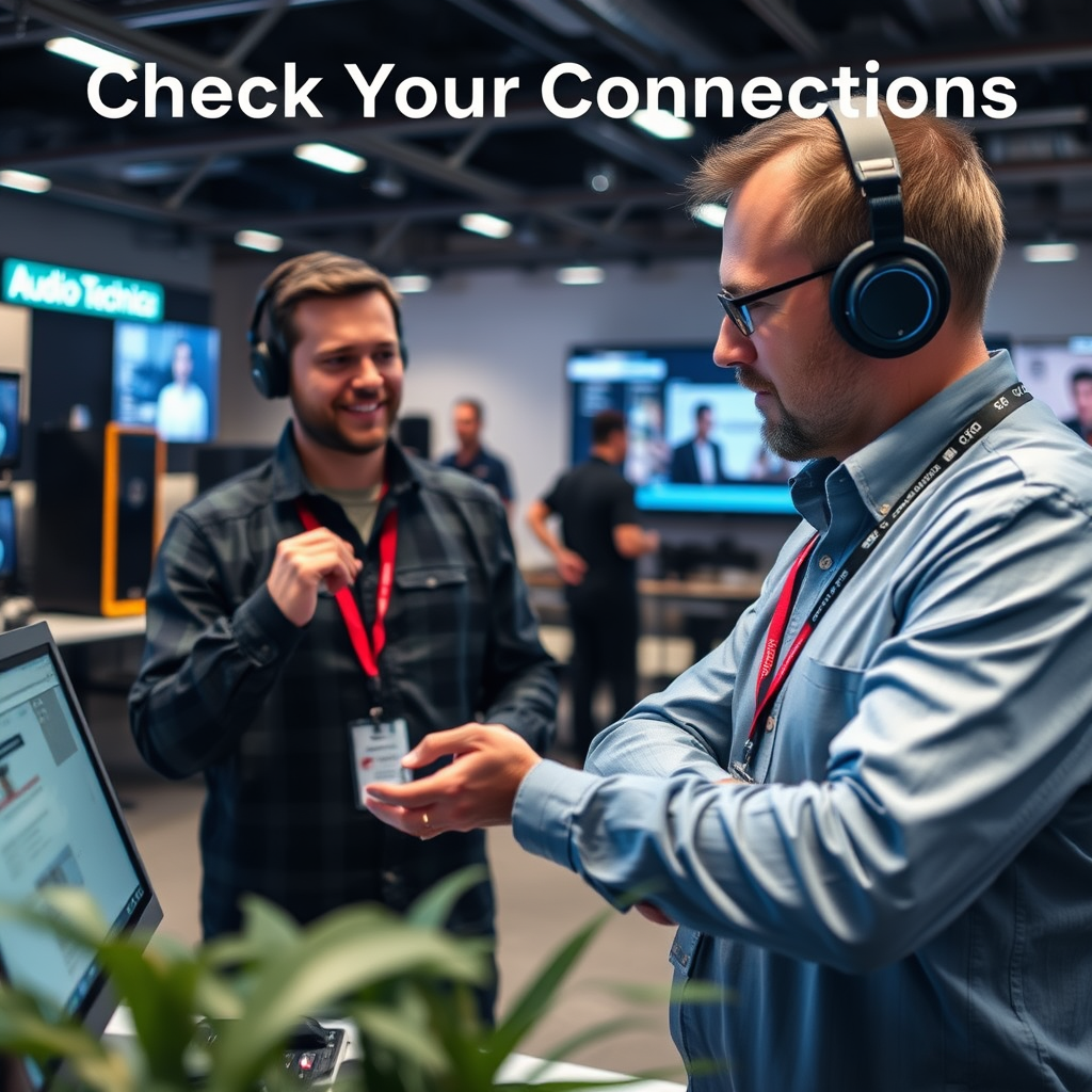 Check Your Connections - How to Solve Static Noise Issues on Audio-Technica Speakers