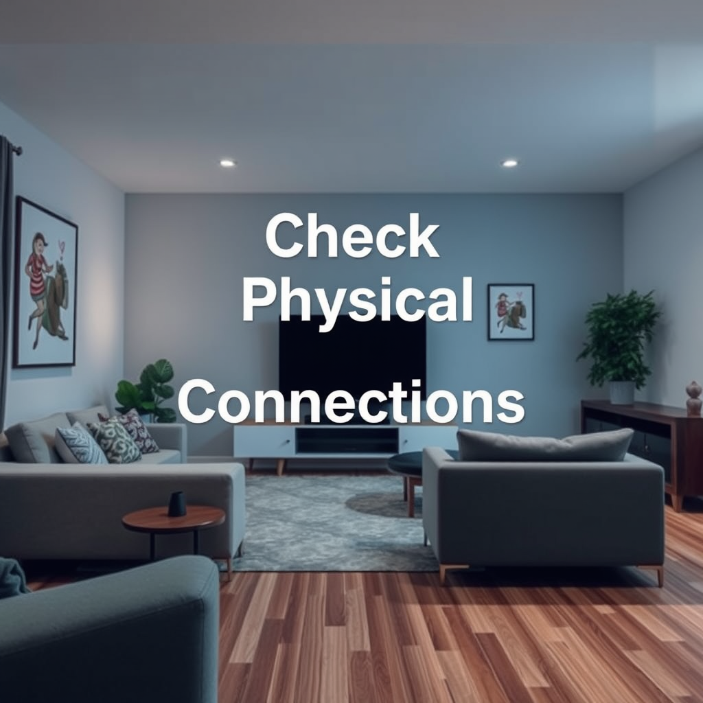 Check Physical Connections - JBL Home Theater No Sound from Rear Speakers? Troubleshooting Guide