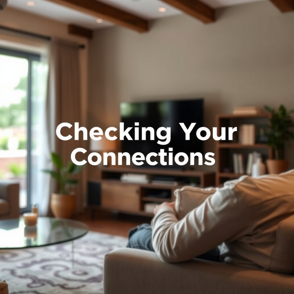 Checking Your Connections - KEF Home Theater Audio Delay? Step-by-Step Fix