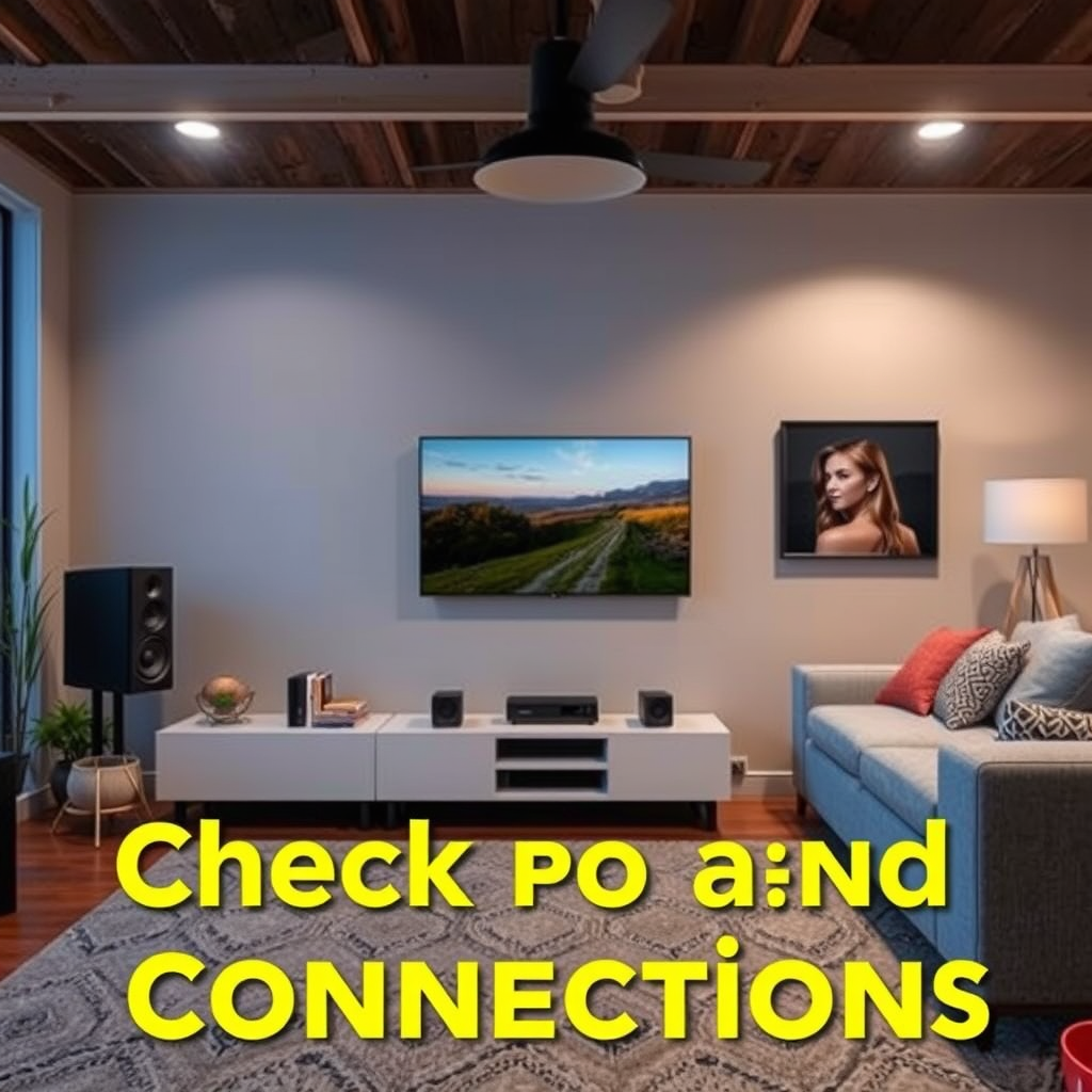 Check Power and Connections - Klipsch Wireless Surround Sound Not Working? Fix It Now