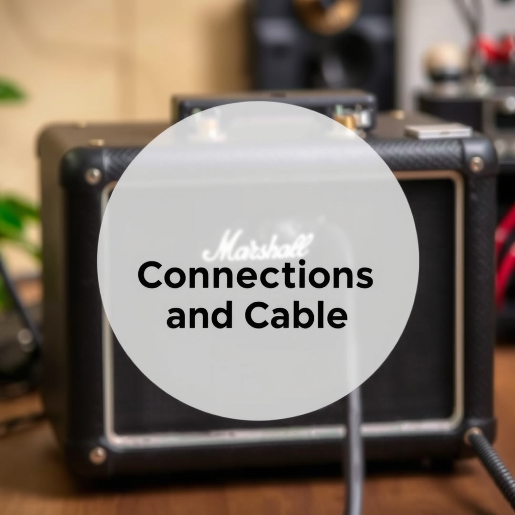 Check Connections and Cables - Marshall Speaker Producing Distorted Audio? Solutions