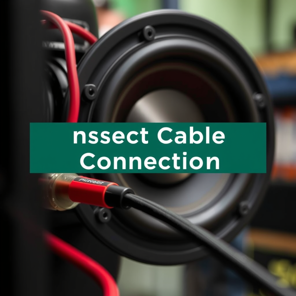 Inspect Cable Connections - Pioneer Subwoofer Not Producing Bass? Troubleshooting Guide