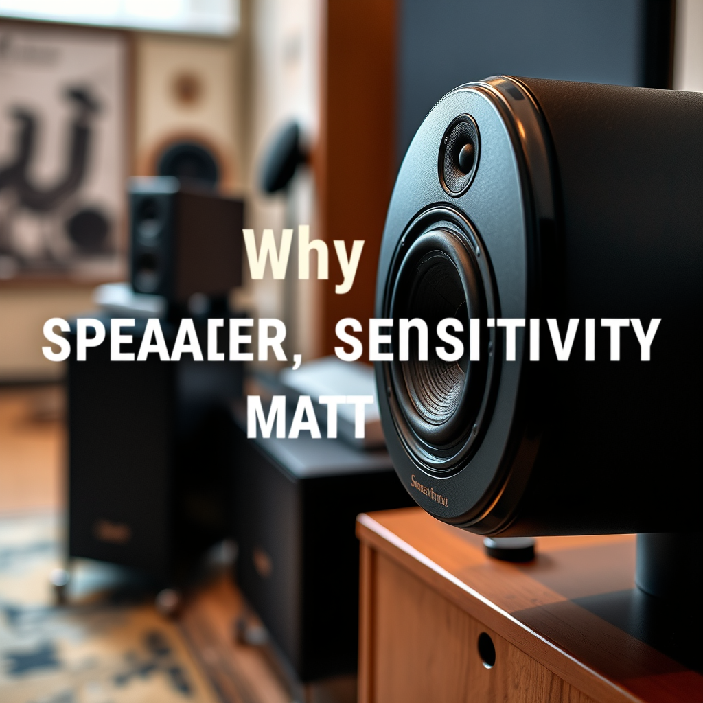 Why Speaker Sensitivity Matters - Understanding the Importance of Speaker Sensitivity in High-End Audio Systems