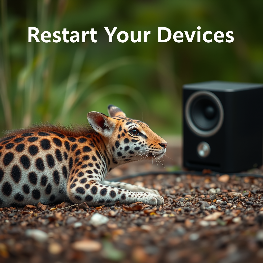 Restart Your Devices - What to Do When Your Streaming Device Isn’t Recognizing Your Speakers