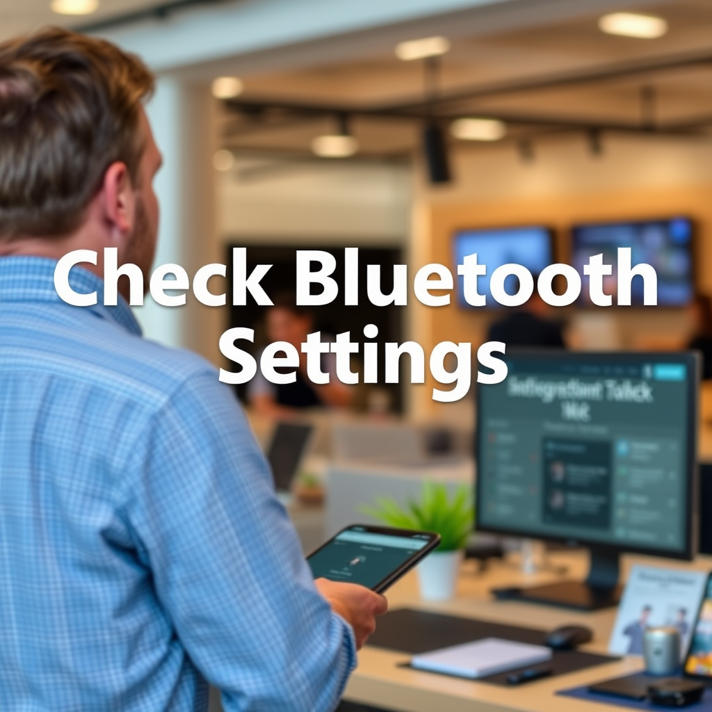 Check Bluetooth Settings - Why Is My Bluetooth Speaker Not Pairing? Troubleshooting Guide