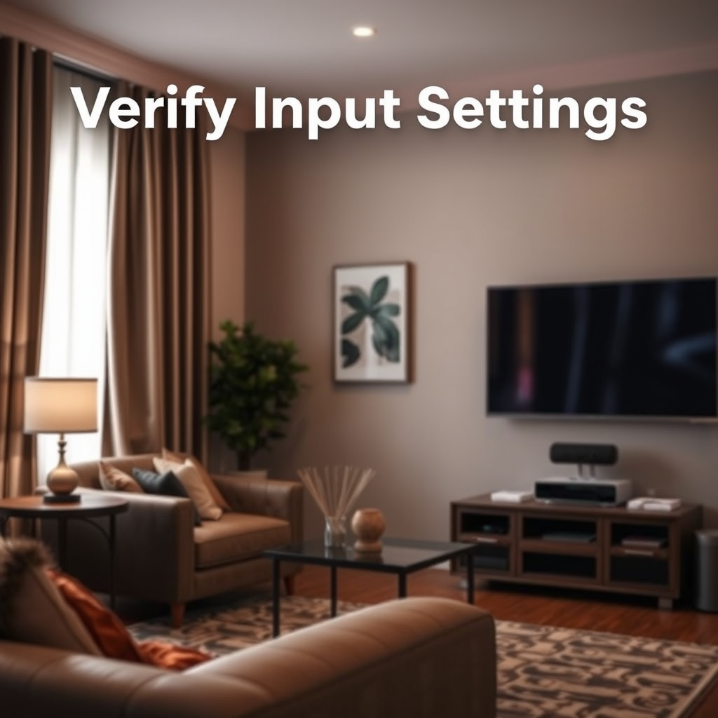 Verify Input Settings - Why Is My Home Theater System Producing No Sound?