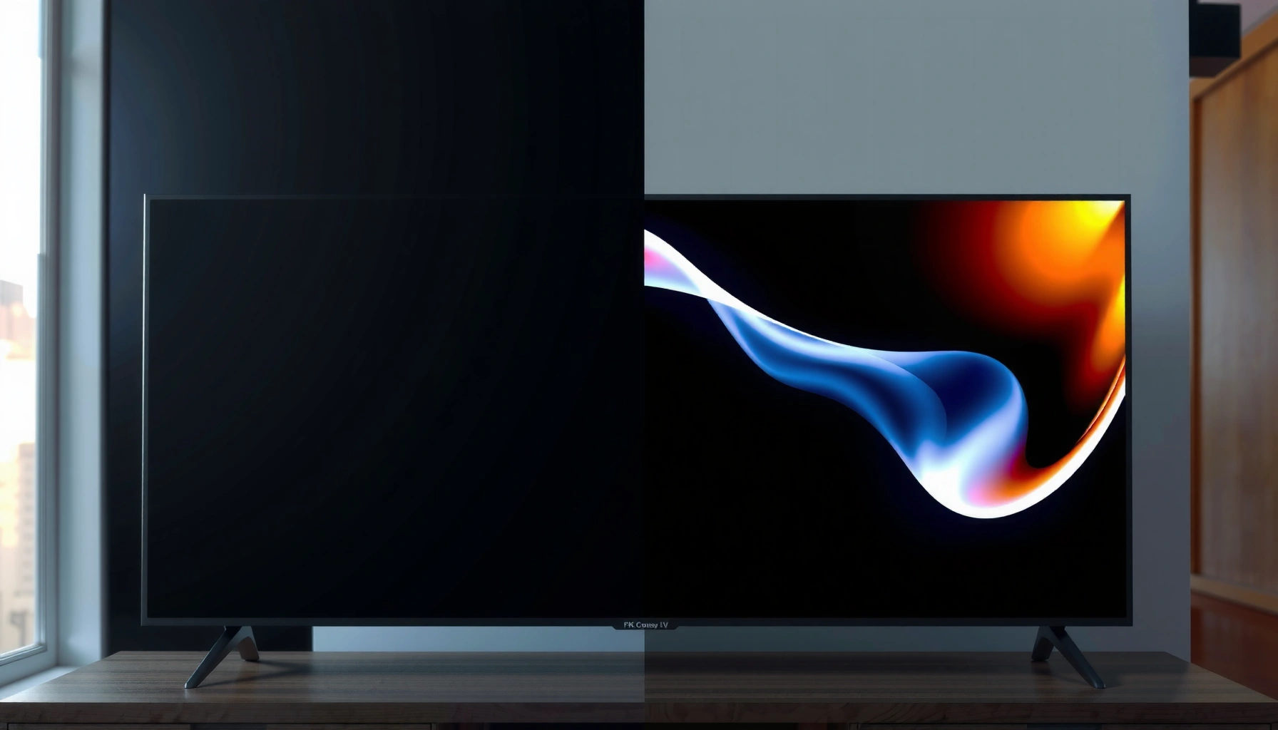 Comparison of 1080p OLED and 4K LED TVs, highlighting differences in picture quality and technology.
