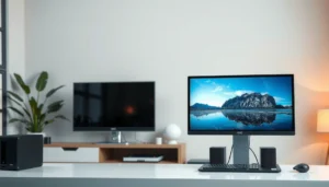 Comparison of 1080p TV and 4K Monitor for better viewing experience and quality