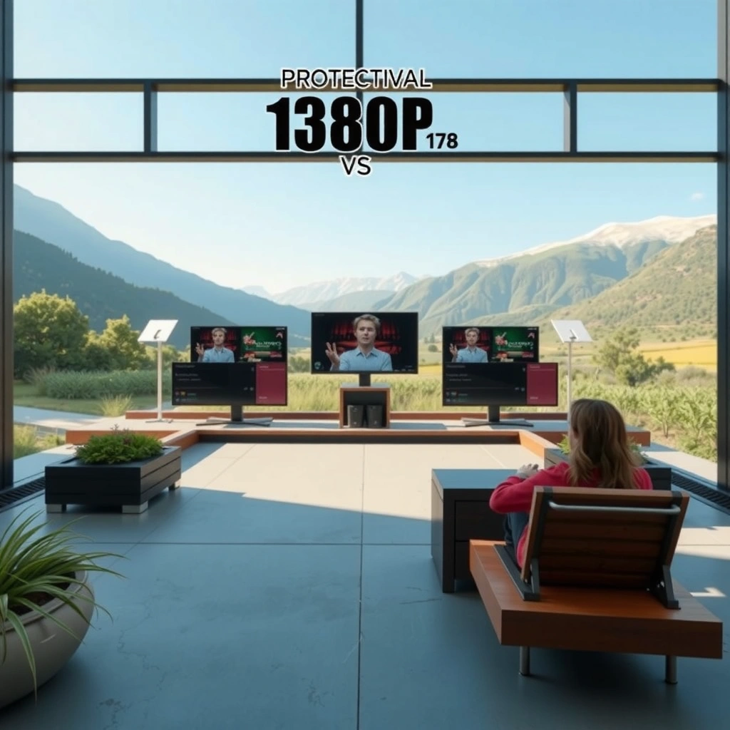 Comparison of 1080p and 1440p pixel count and sharpness for movies