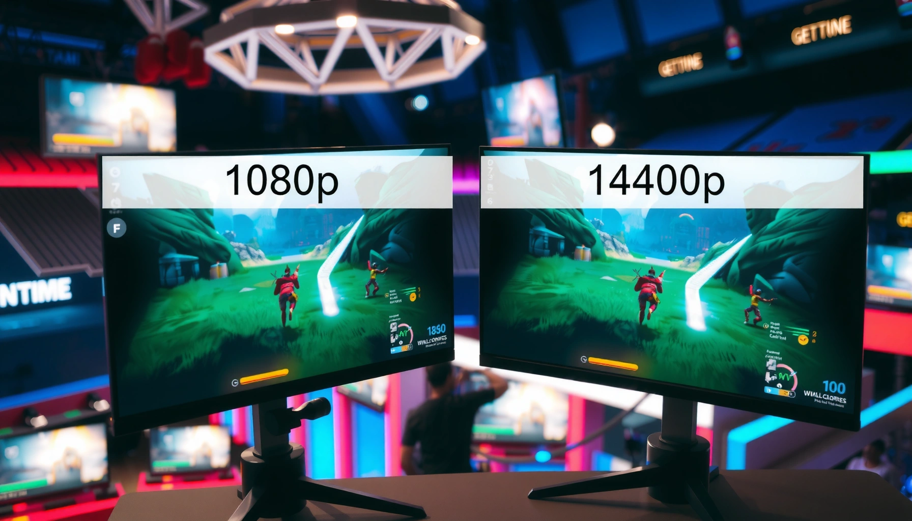 Comparison of 1080p and 1440p resolutions for esports gaming performance