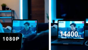 Comparison of 1080p and 1440p bandwidth usage for streaming video services