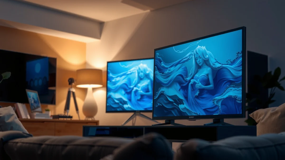 Comparison of a 120Hz TV and a 120Hz Monitor for gaming and viewing experiences.