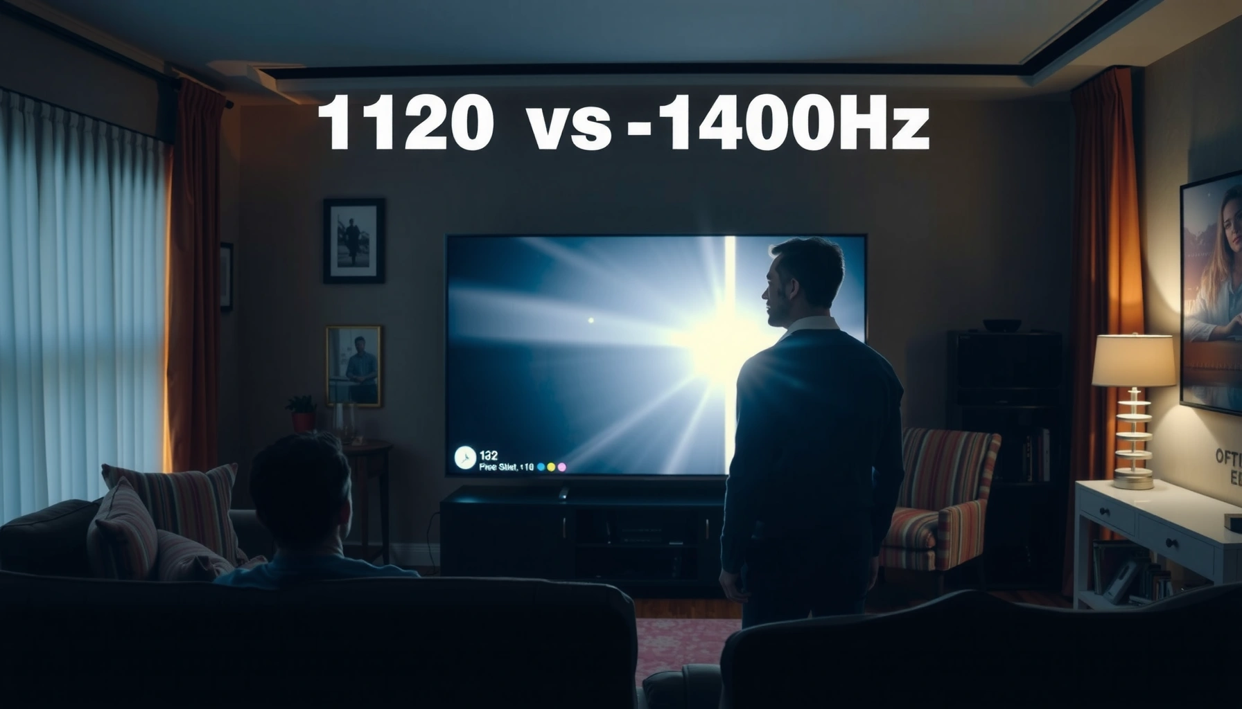 Comparison of 120Hz and 144Hz refresh rates for movies and visual performance.