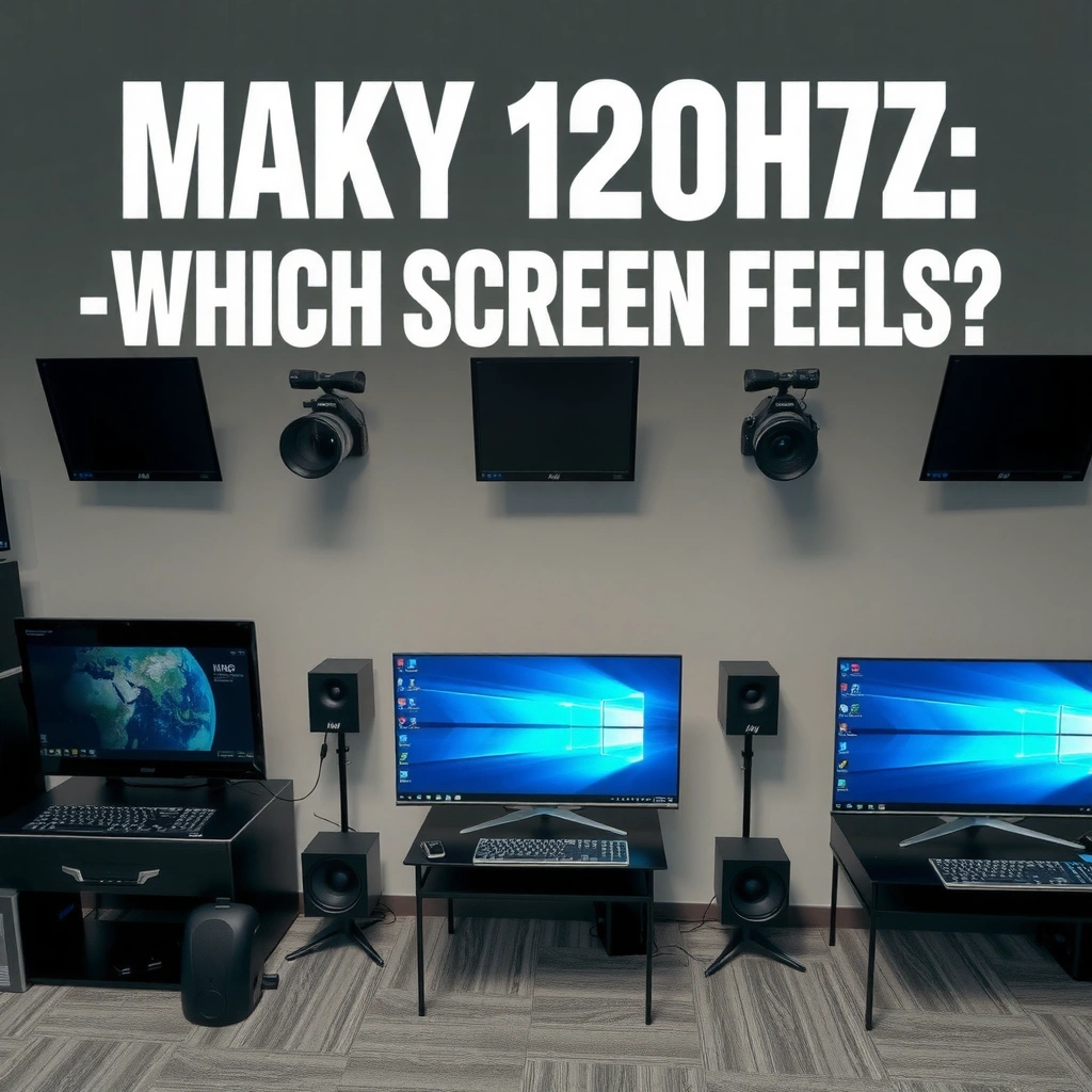 Comparison of 120Hz and 60Hz screen refresh rates and their impact on viewing experience.