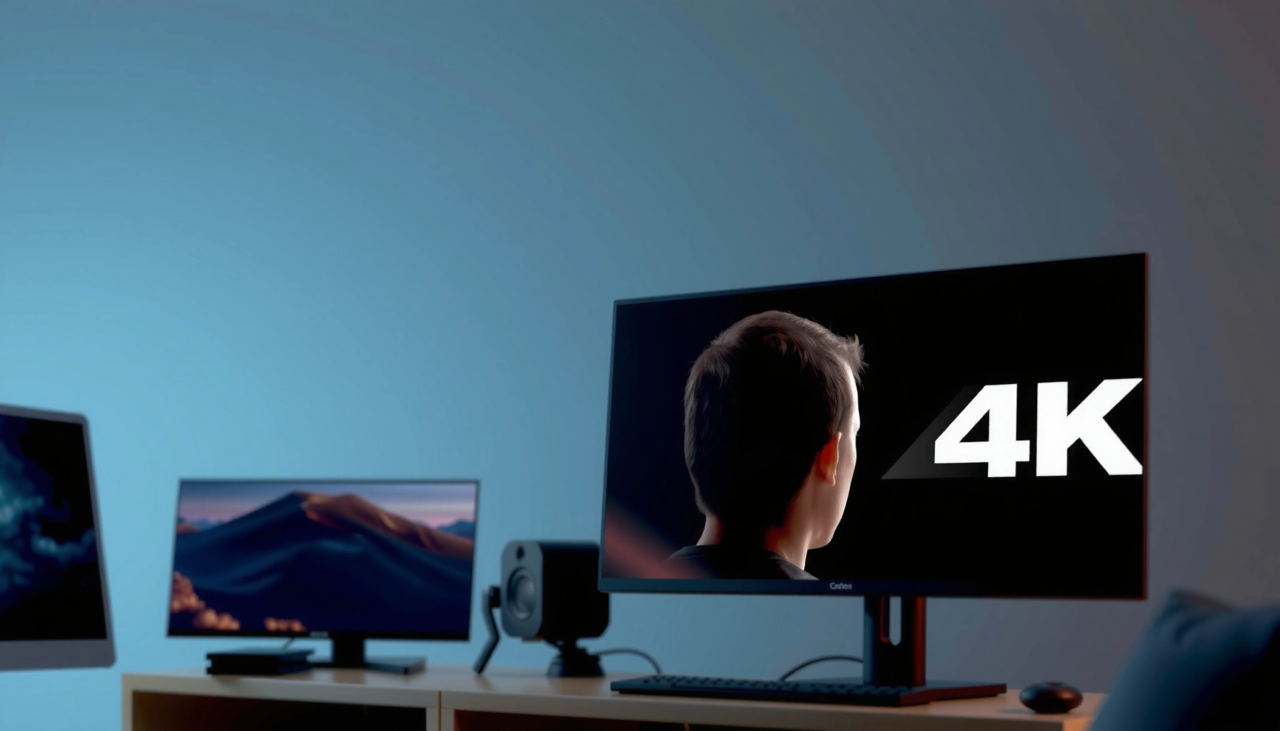 Side-by-side comparison of 1440p and 4K resolution displays at 34 inches