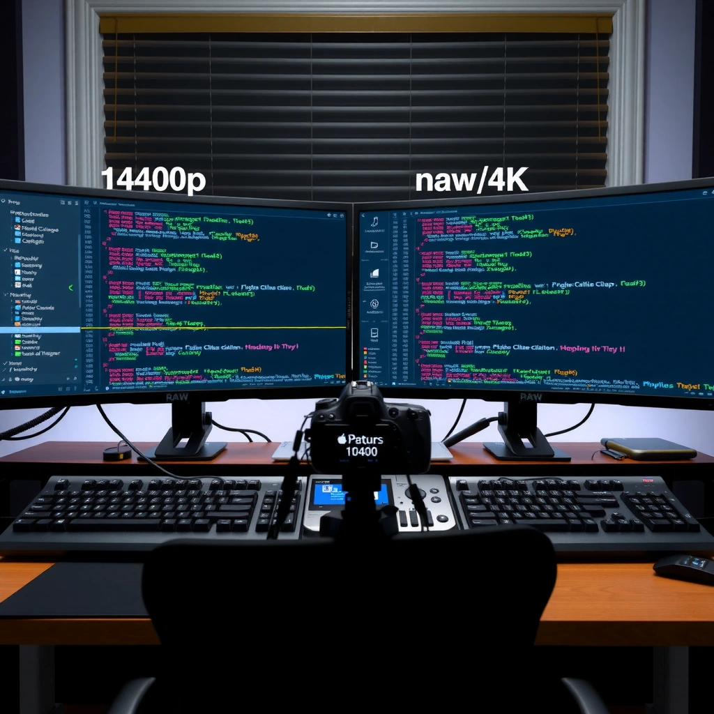 Comparison of key numbers for 1440p and 4K resolutions in programming.