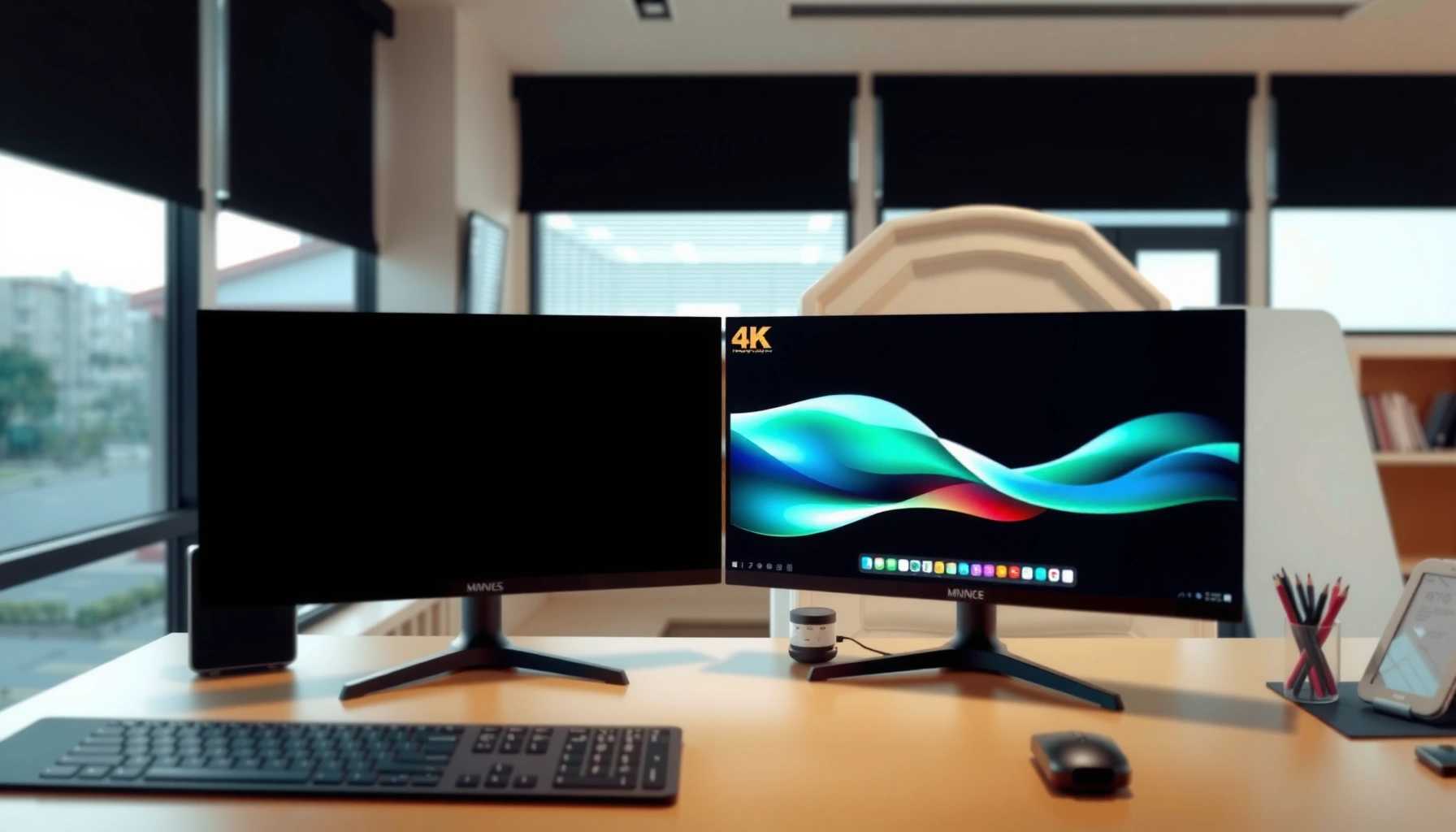Comparison of 1440p and 4K portable monitors for optimal resolution choice.