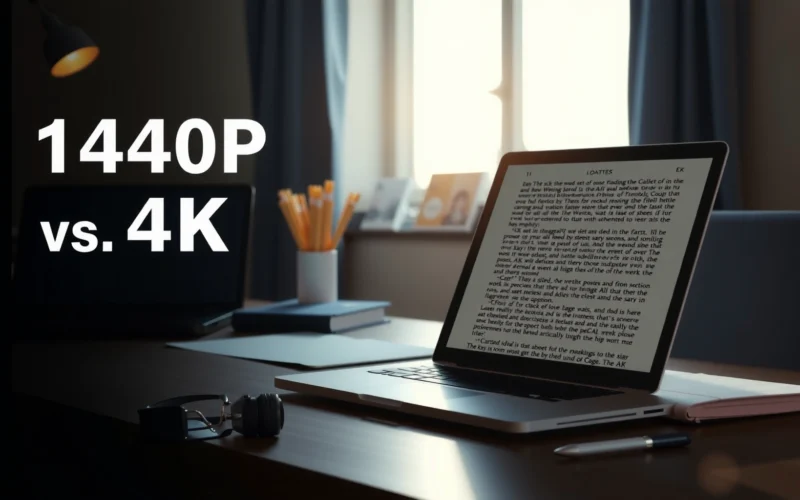 1440p vs 4K for Reading: Which Resolution Is Sharper?