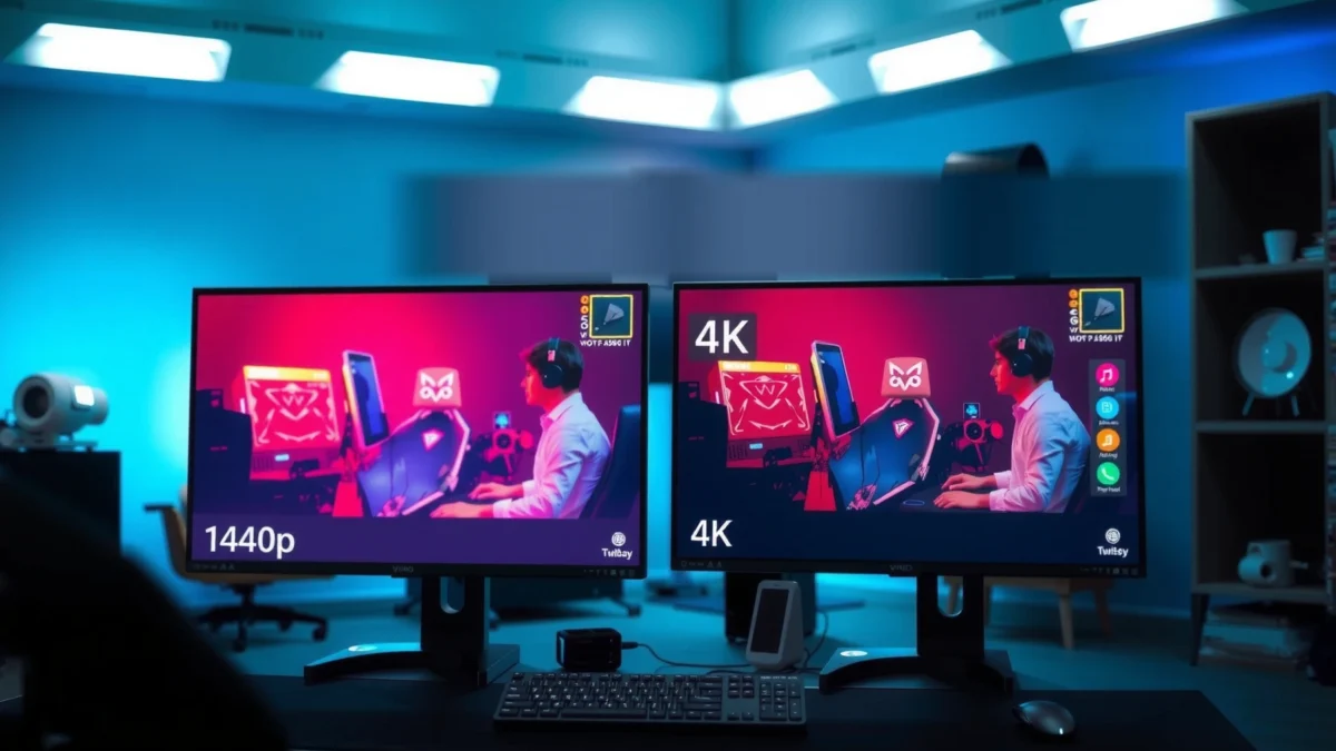 1440p vs 4K for Twitch: Which Resolution Looks Better?