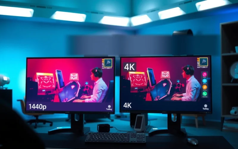 1440p vs 4K for Twitch: Which Resolution Looks Better?