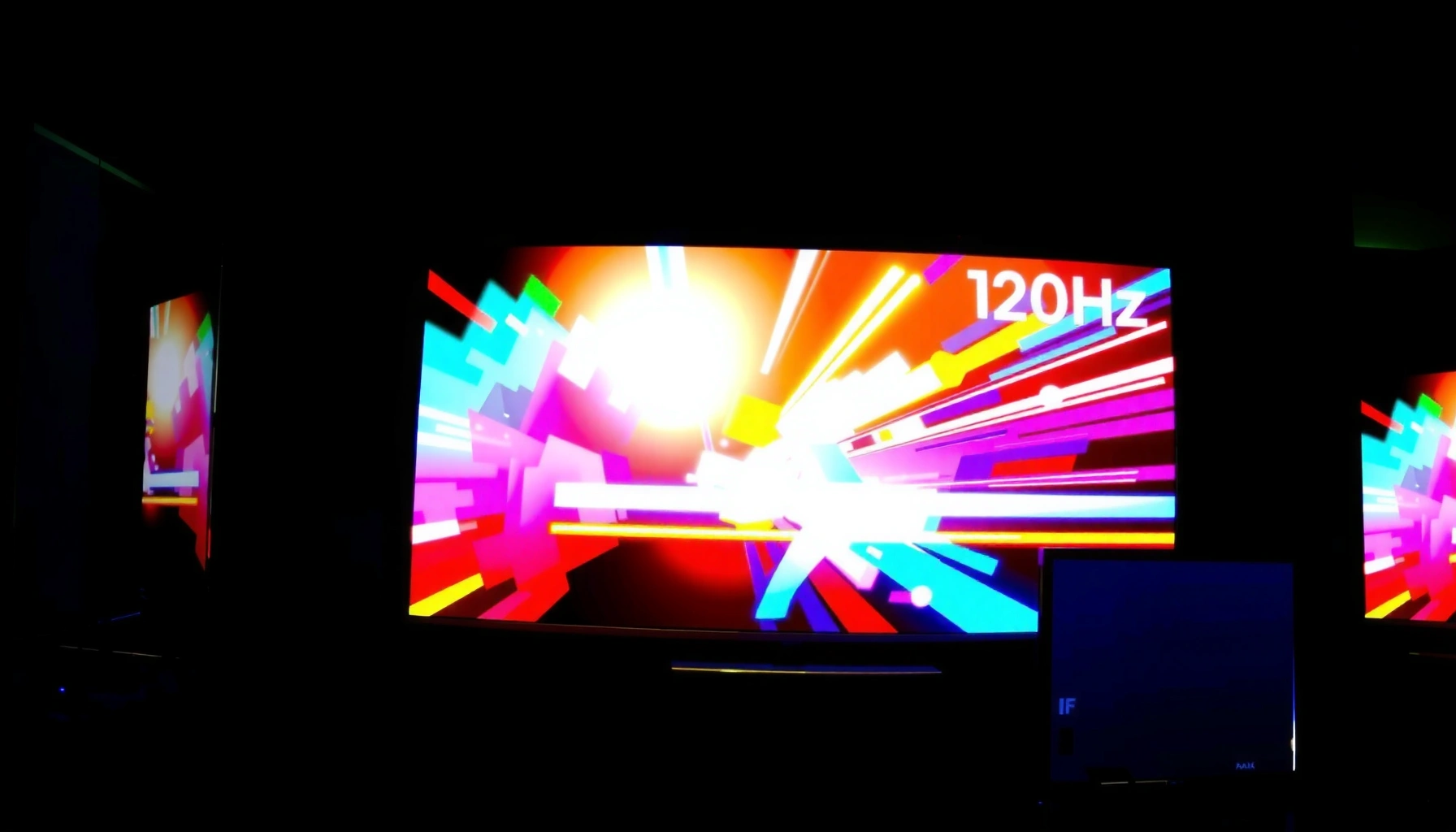 Comparison of 144Hz QLED and 120Hz QLED TVs highlighting refresh rate differences