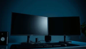 Comparison of 24-inch IPS and 27-inch OLED monitors for buying decision