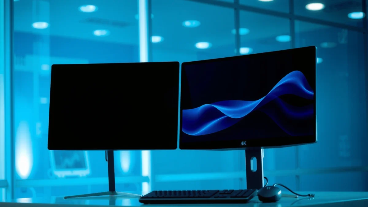 Comparison of 2K and 4K monitors highlighting resolution differences and features.