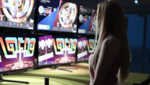 Comparison of 4K Mini-LED and 4K OLED technology with visual differences highlighted.